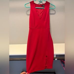 Lulu’s midi red dress